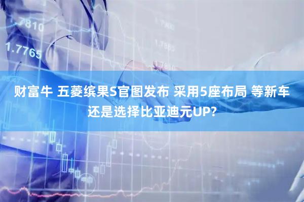 财富牛 五菱缤果S官图发布 采用5座布局 等新车还是选择比亚迪元UP?